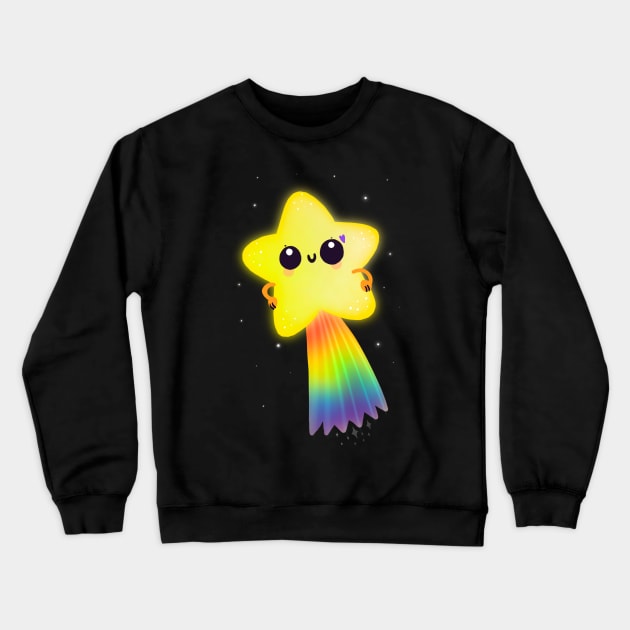 Shooting star Crewneck Sweatshirt by Mjdaluz